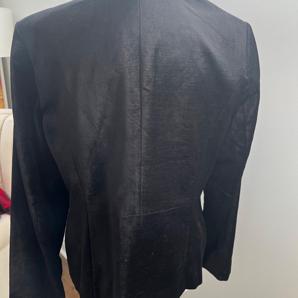 Chicos black velvet jack with gold buttons - Picture 3 of 4